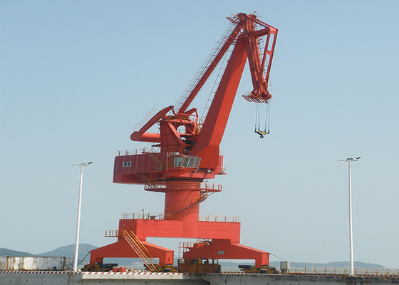 Кран на козлах мобильного кливера гавани одиночного портальный для регуляции контейнера/судостроения