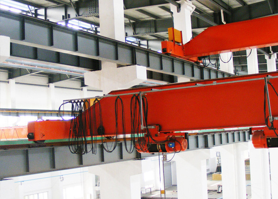 Управляемый мотором кран одиночного моста электрической лебедки прогона надземный 5 тонн